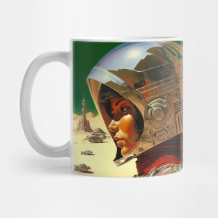 We Are Floating In Space - 106 - Sci-Fi Inspired Retro Artwork Mug